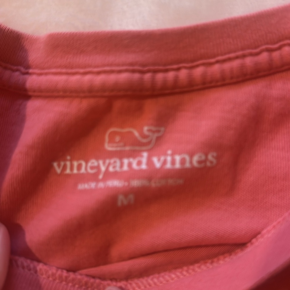 Vineyard Vines Orange Short Sleeve Tee - Picture 3 of 4